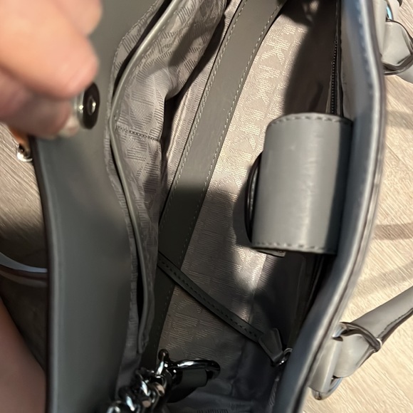 Gently used Gray Michael Kors Satchel! - Picture 2 of 9